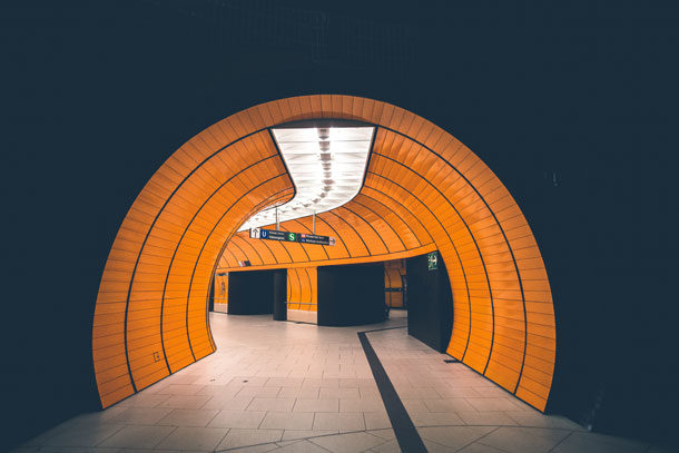 Ubahn Tunnel sind komplexe Gebäude